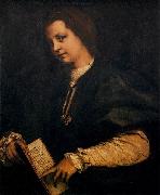 Andrea del Sarto Portrait of a Lady with a Book Spain oil painting artist